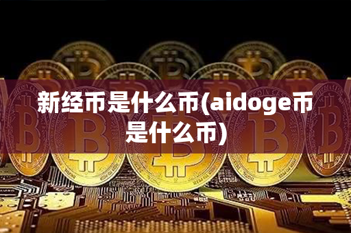 新经币是什么币(aidoge币是什么币)第1张-融通网