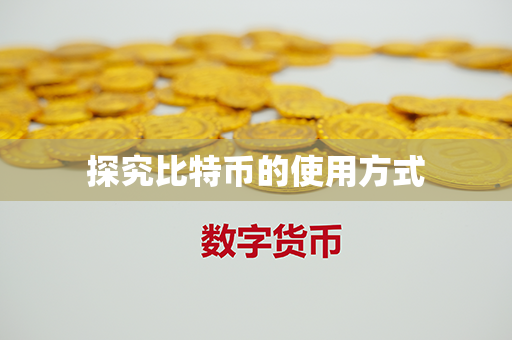 探究比特币的使用方式